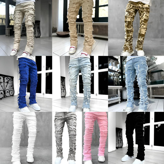 Joseph | Patched Stacked Skinny Jeans