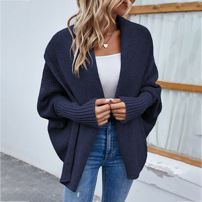 Zadie | Women’s Loose Knit Bat Sleeve Cardigan