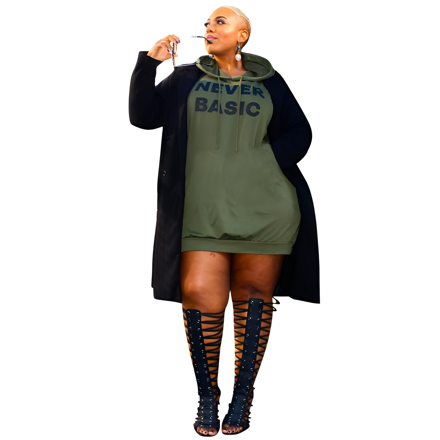 Nina | Women’s Plus-Size Oversized Hoodie