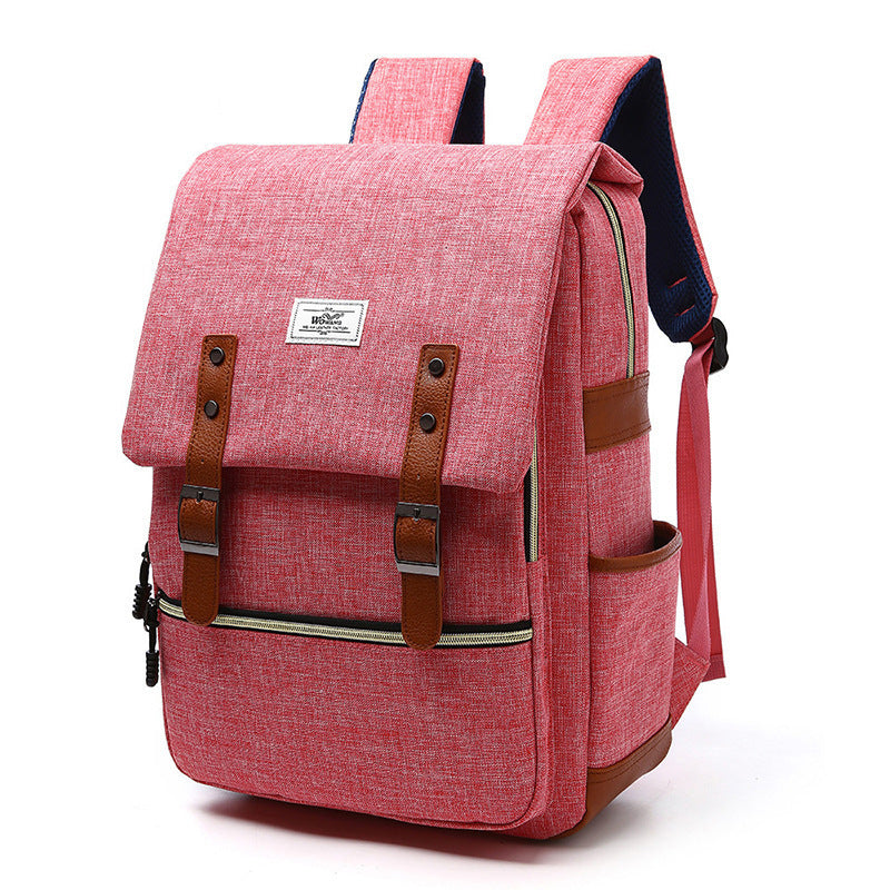 Zion | Vintage USB Charging Laptop Backpack