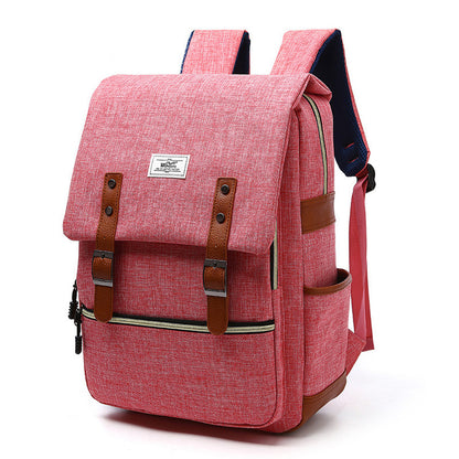 Zion | Vintage USB Charging Laptop Backpack