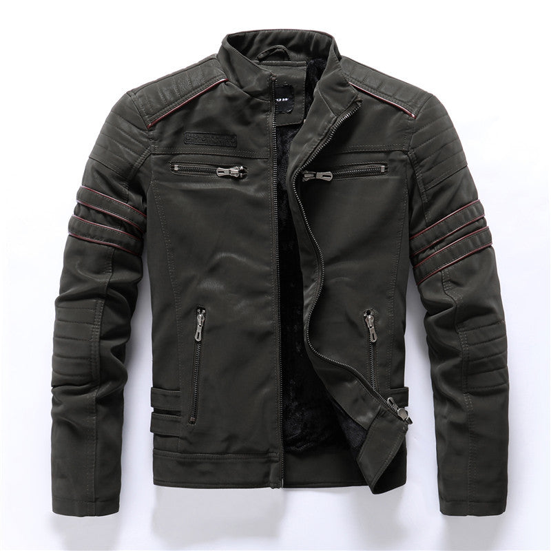 Kenneth | Men’s Leather Moto Jacket