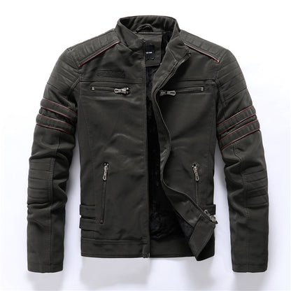 Kenneth | Men’s Leather Moto Jacket