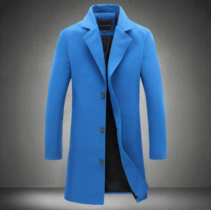 Percy | Men’s Woolen Business Overcoat