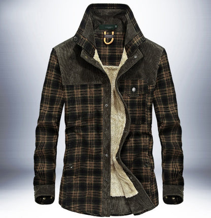 Benedict | Men’s Winter Fleece Plaid Jacket