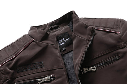 Kenneth | Men’s Leather Moto Jacket