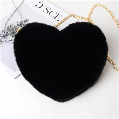 Zoe  | Plush Chain Shoulder Bag