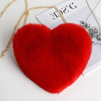 Zoe  | Plush Chain Shoulder Bag