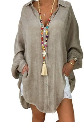 Casual Ripped Women's Blouse | Mia