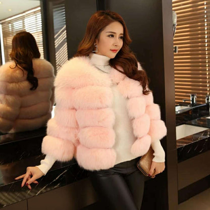 Kassandra | Faux Mink Fur Coat