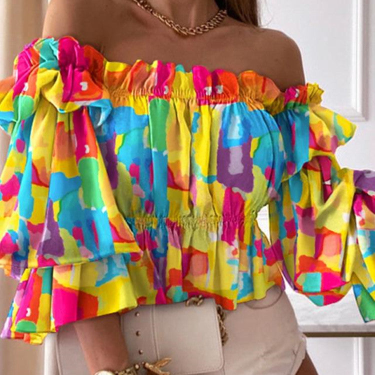 Sexy Long Sleeve Women's Blouse | Charlotte