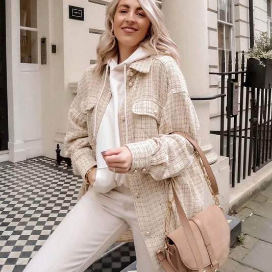Ember | Plaid Wool Coat
