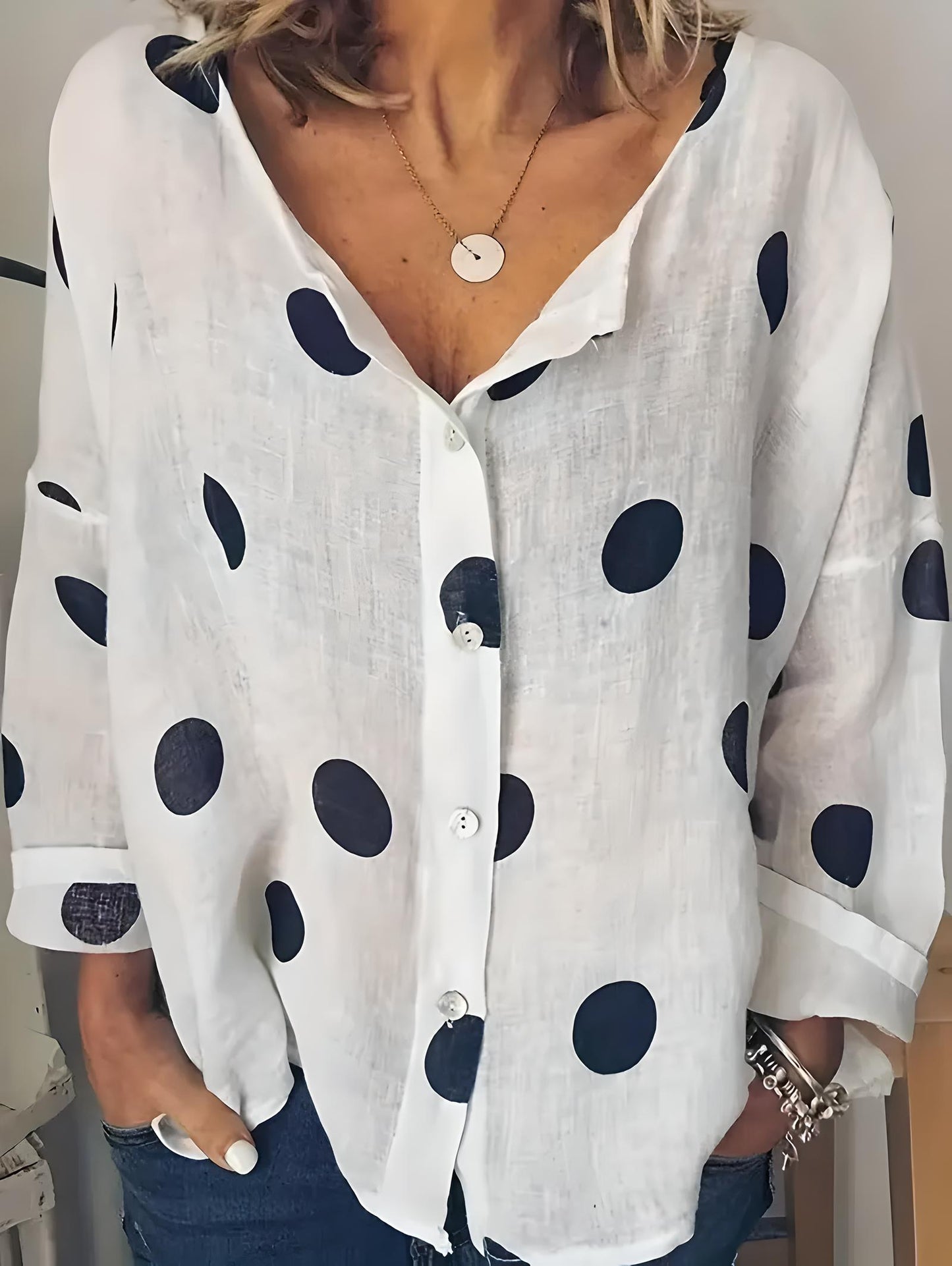 Emily | Printed Casual Blouse