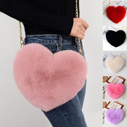 Zoe  | Plush Chain Shoulder Bag