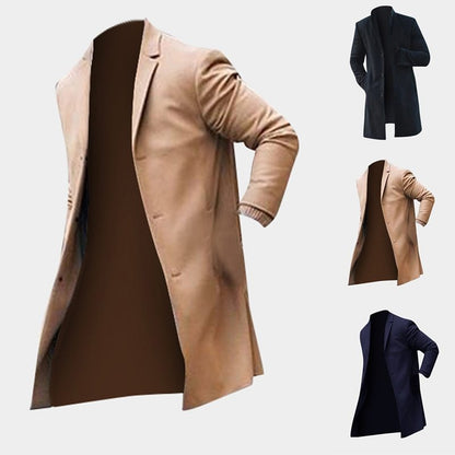 Edward | Men’s Classic Long Trench Coat