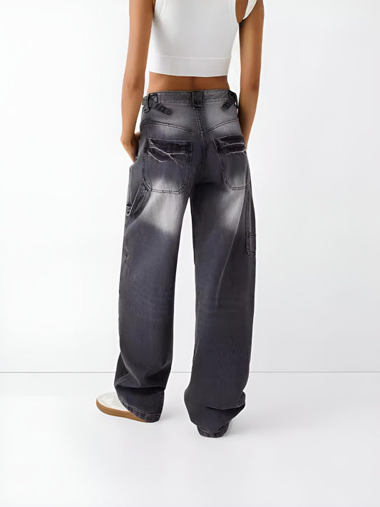 Julia | Wide-Leg Personalized Jeans