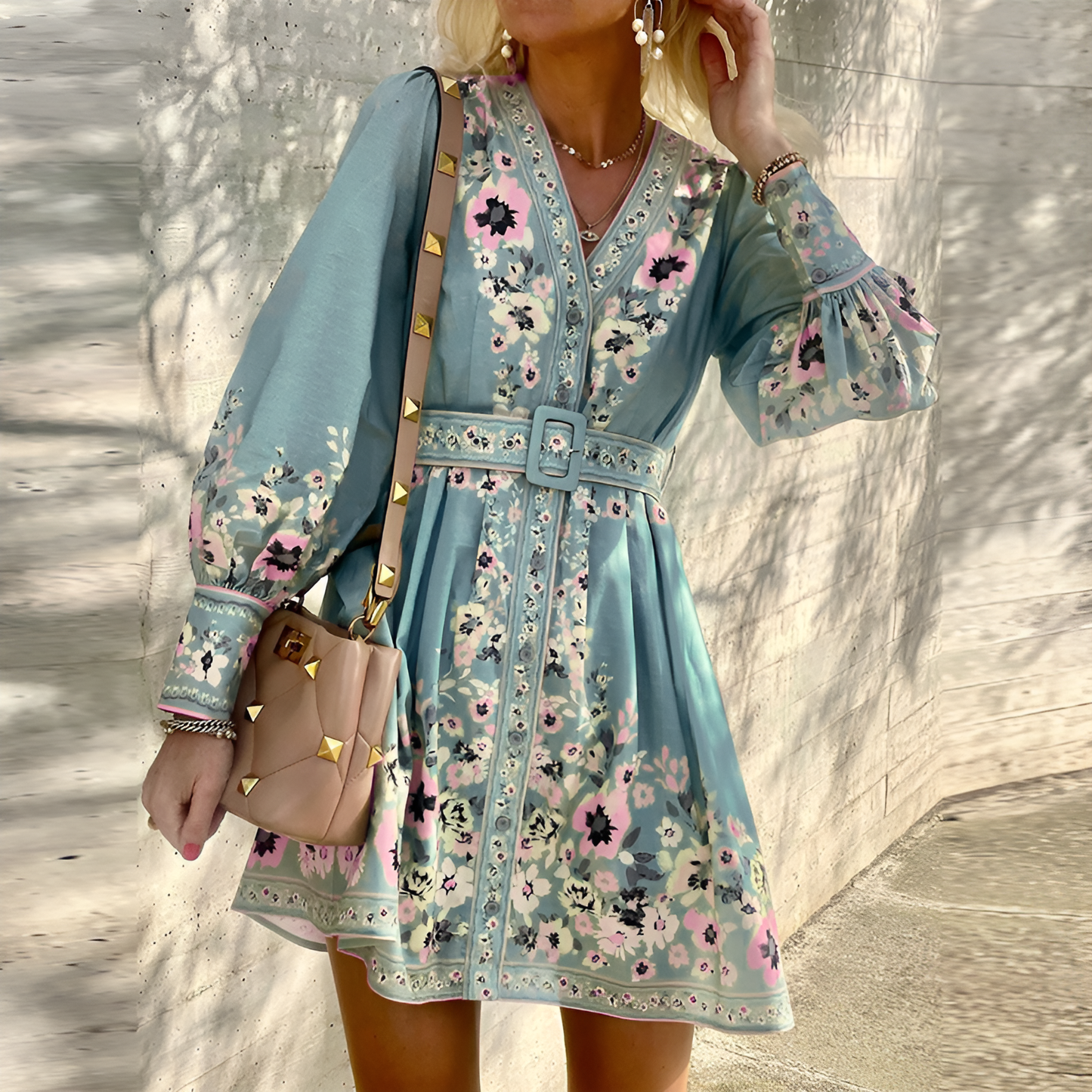 Milena | Women’s Boho Printed Loose-Fit Summer Dress