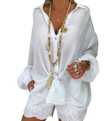 Casual Ripped Women's Blouse | Mia