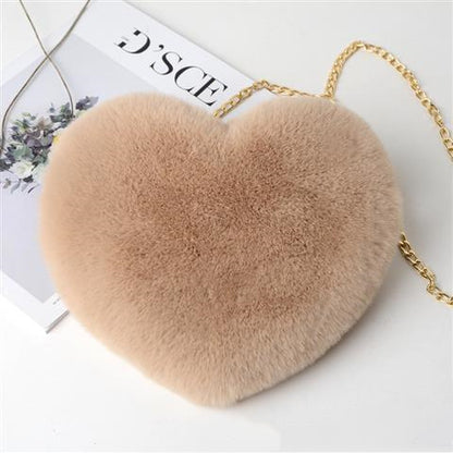 Zoe  | Plush Chain Shoulder Bag