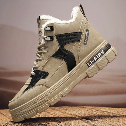 Dexter | Men’s Velvet-Lined Snow Boots – Warm Anti-Skid Winter Shoes