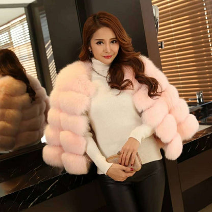 Kassandra | Faux Mink Fur Coat