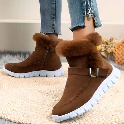 Faith | Winter Plush Ankle Boots