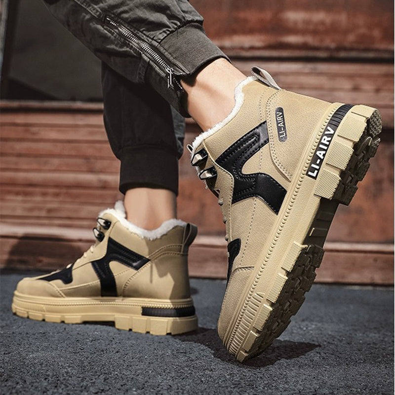 Dexter | Men’s Velvet-Lined Snow Boots – Warm Anti-Skid Winter Shoes