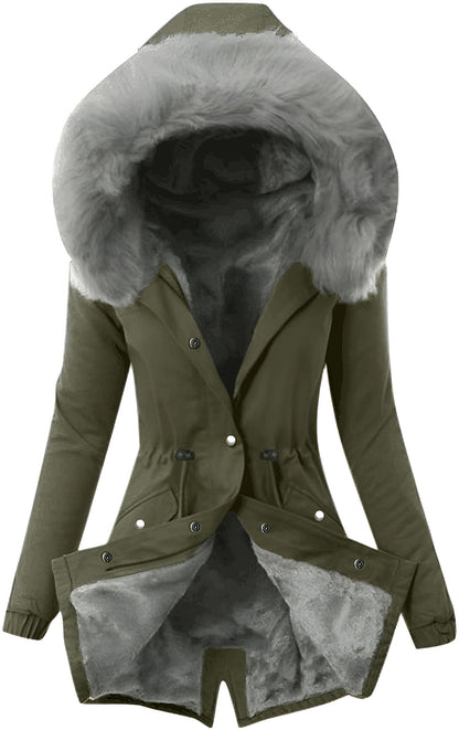 Harlow | Women’s Hooded Plush Fleece Jacket