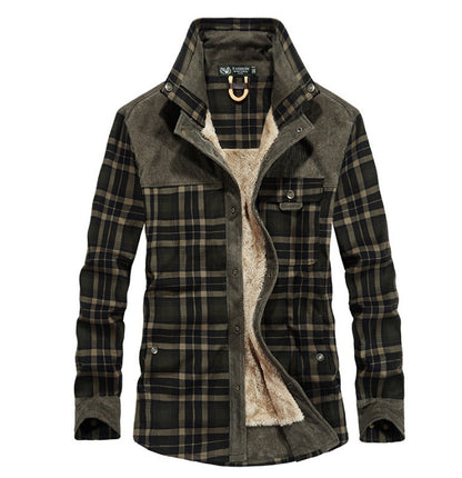 Benedict | Men’s Winter Fleece Plaid Jacket