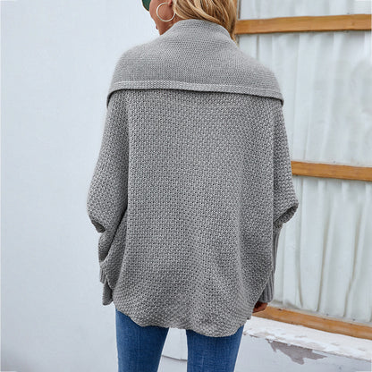Zadie | Women’s Loose Knit Bat Sleeve Cardigan