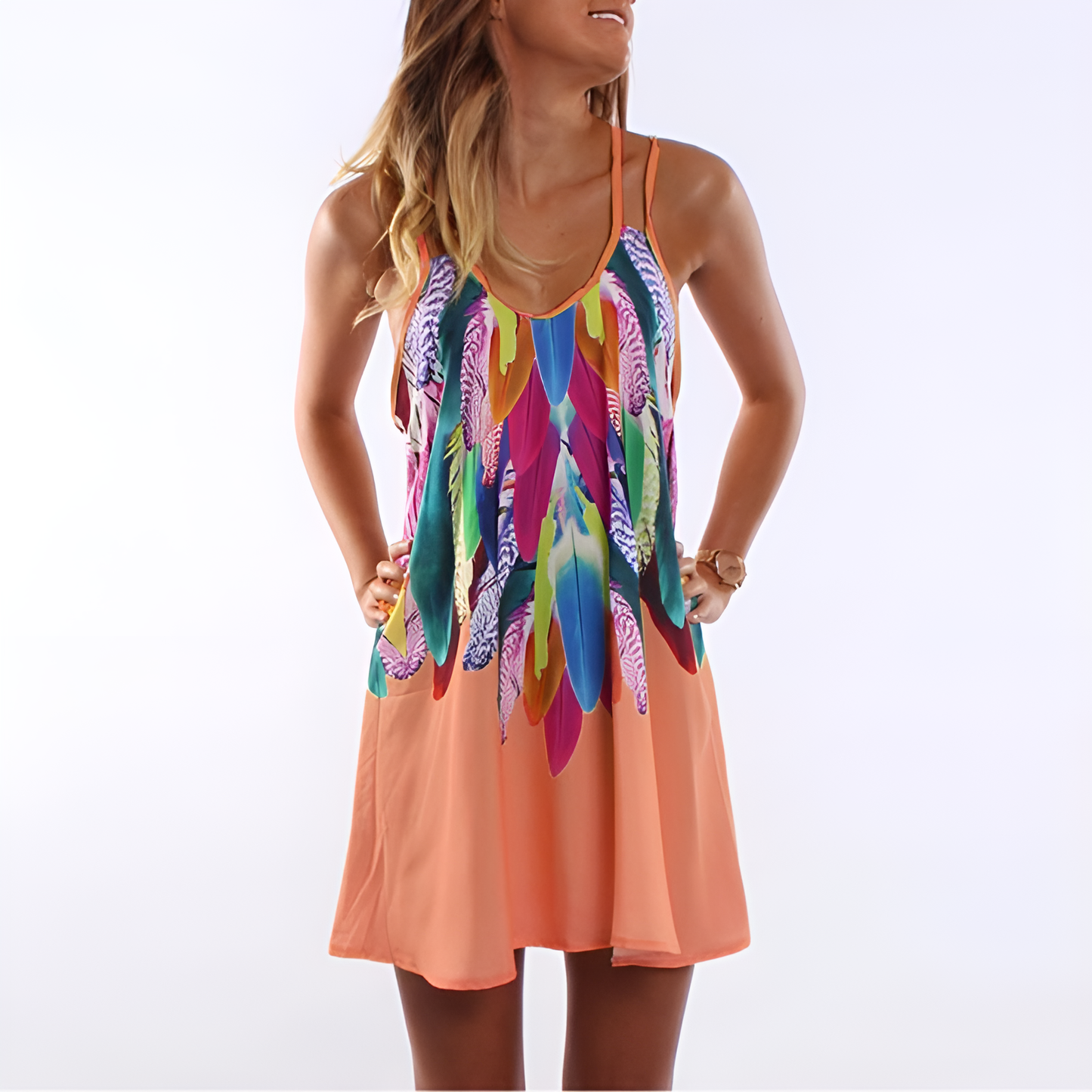Odessa | Women’s Plus Size Boho Printed Summer Maxi Dress