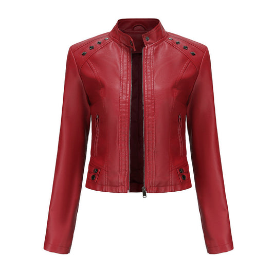 Kinsley | Studded Leather Jacket