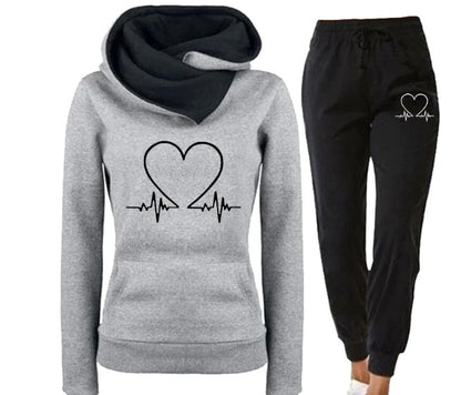 Maren | Heart Print Sports Set