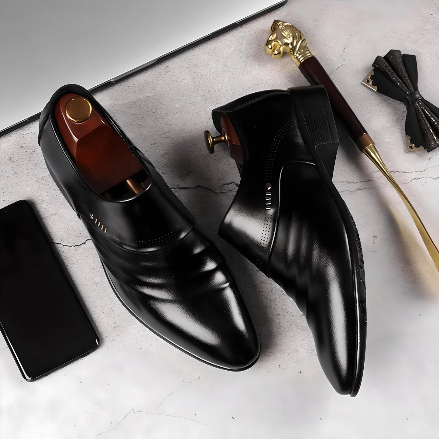 Andrew | Casual Pointed Toe Leather Shoes