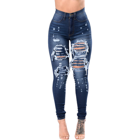 Calliope | Skinny Ripped Denim Jeans