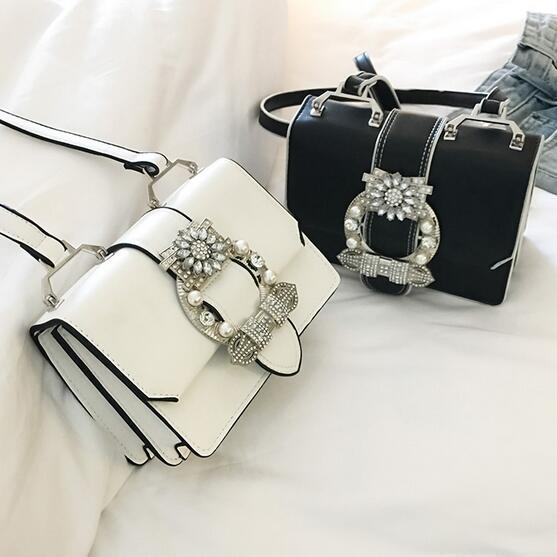 Haven | Diamond Lock Handbag