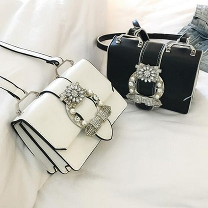 Haven | Diamond Lock Handbag