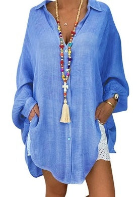 Casual Ripped Women's Blouse | Mia