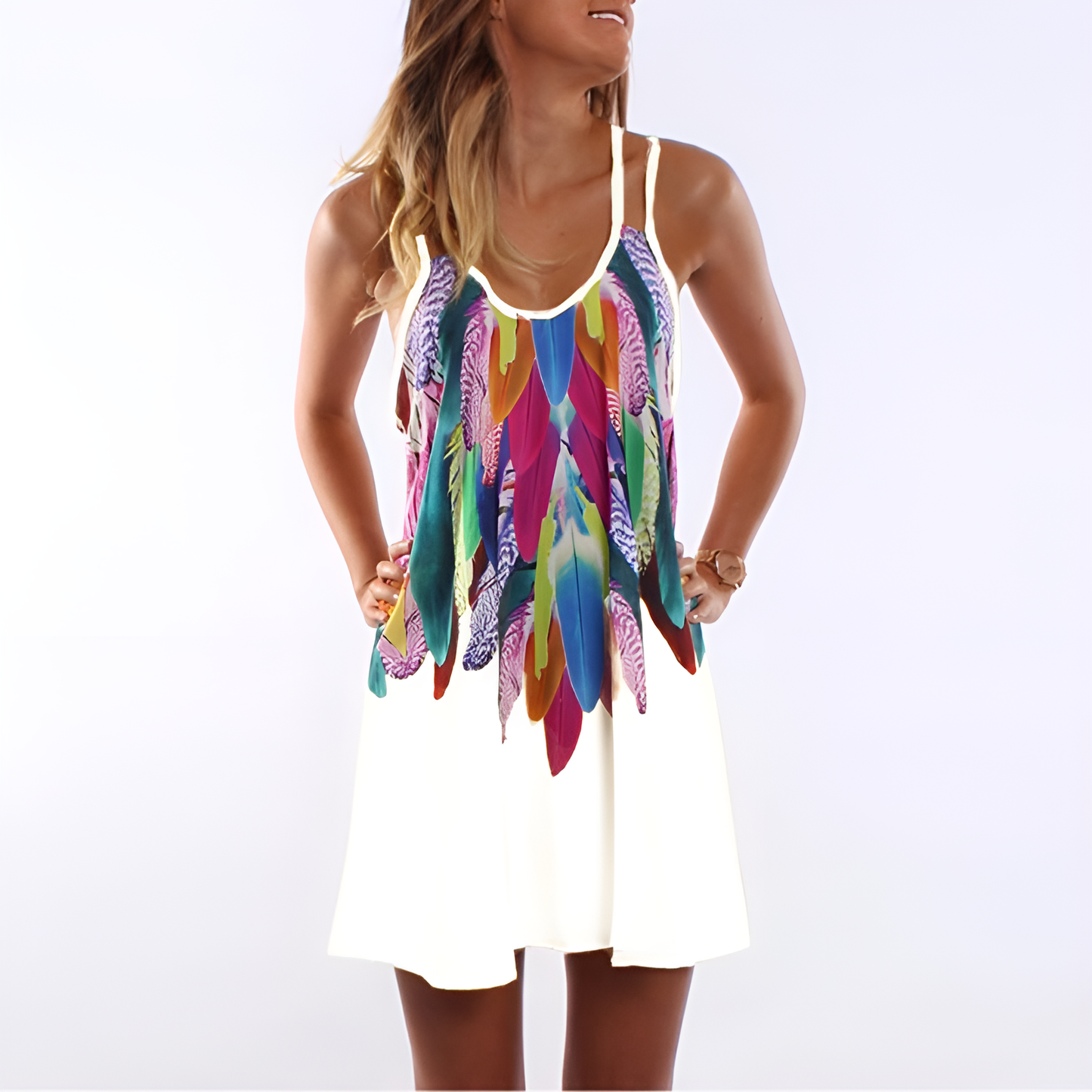 Odessa | Women’s Plus Size Boho Printed Summer Maxi Dress