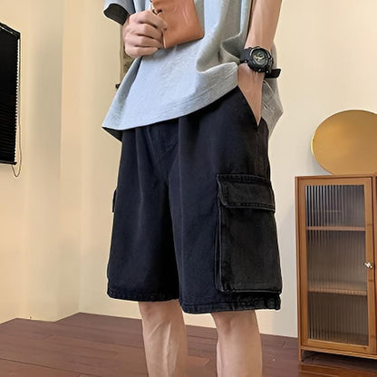 Amir | Workwear Denim Shorts