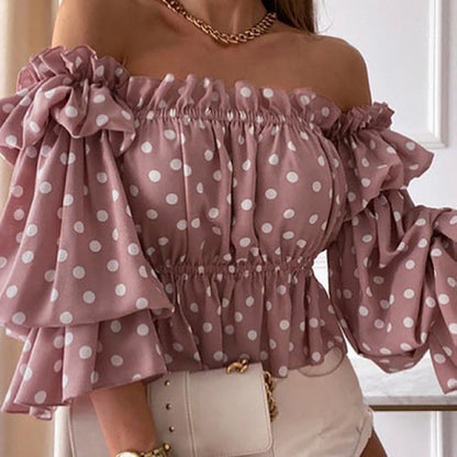 Sexy Long Sleeve Women's Blouse | Charlotte
