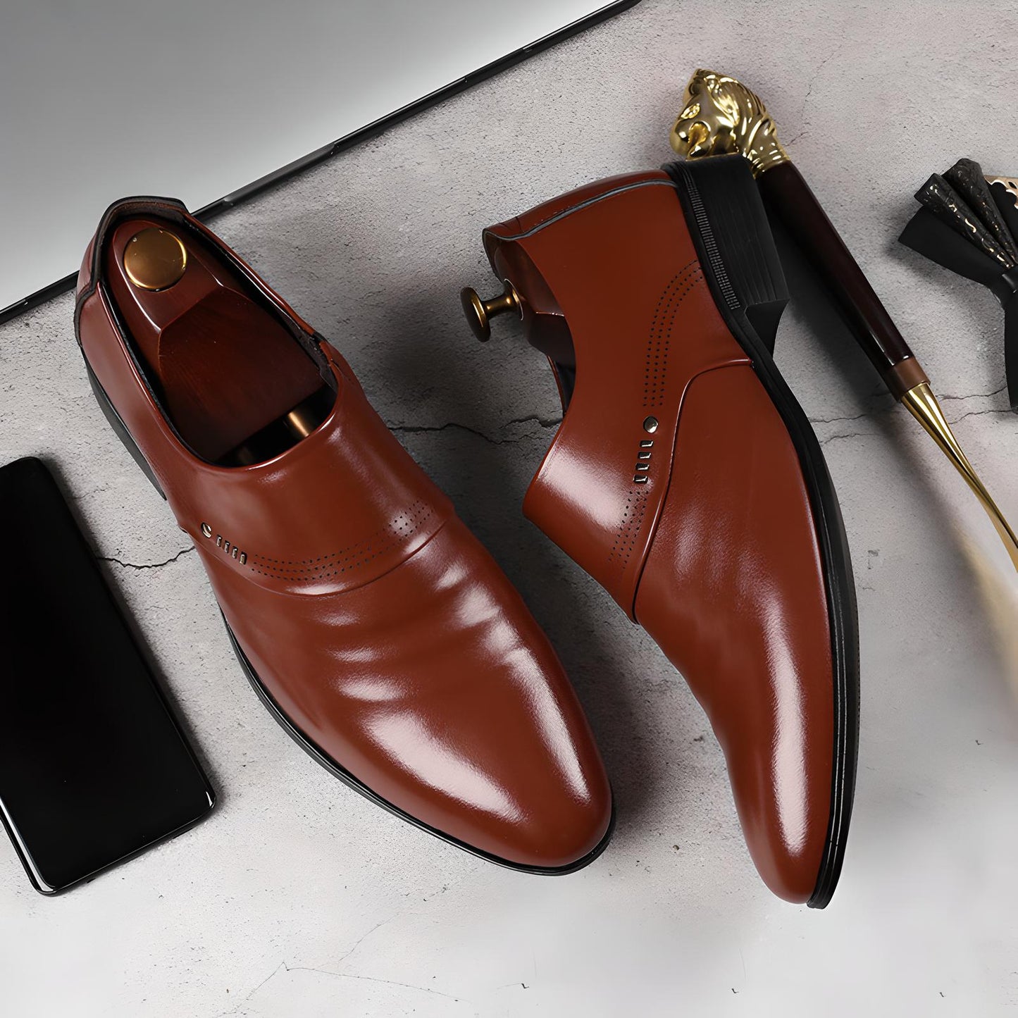 Andrew | Casual Pointed Toe Leather Shoes