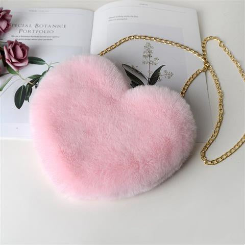 Zoe  | Plush Chain Shoulder Bag