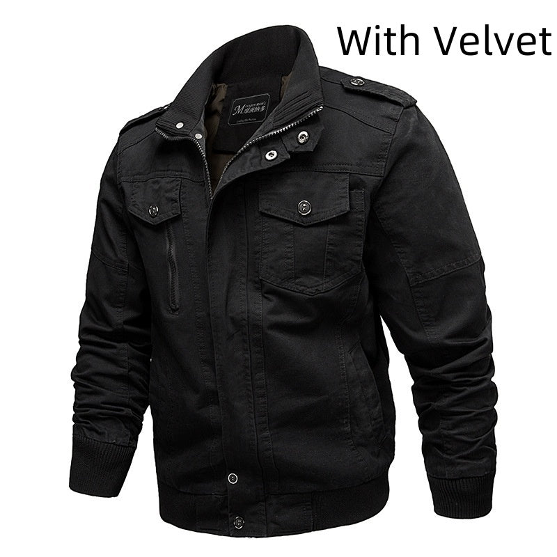 Men’s Plus Size Casual Cotton Jacket | Anthony