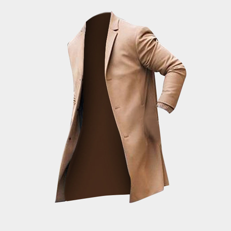 Edward | Men’s Classic Long Trench Coat
