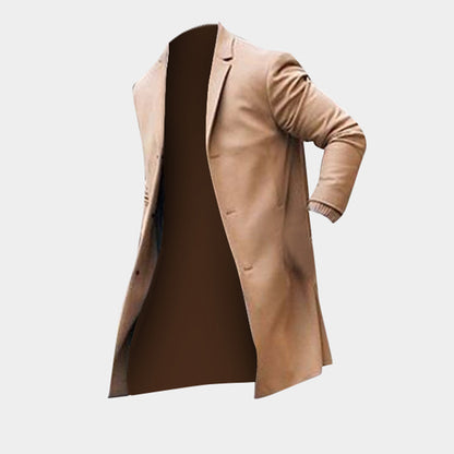Edward | Men’s Classic Long Trench Coat