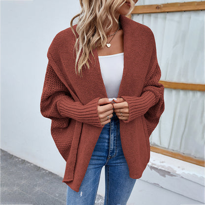 Zadie | Women’s Loose Knit Bat Sleeve Cardigan