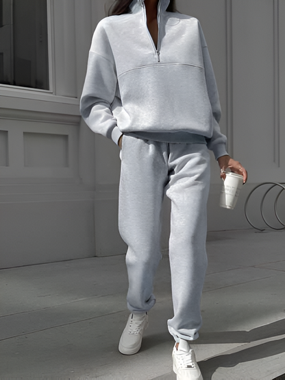 Raquel | Zip-Up Sports Set  Sweatshirt & Trousers