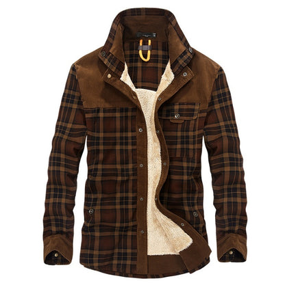 Benedict | Men’s Winter Fleece Plaid Jacket
