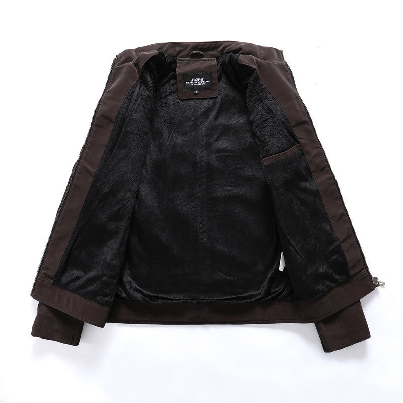 Kenneth | Men’s Leather Moto Jacket